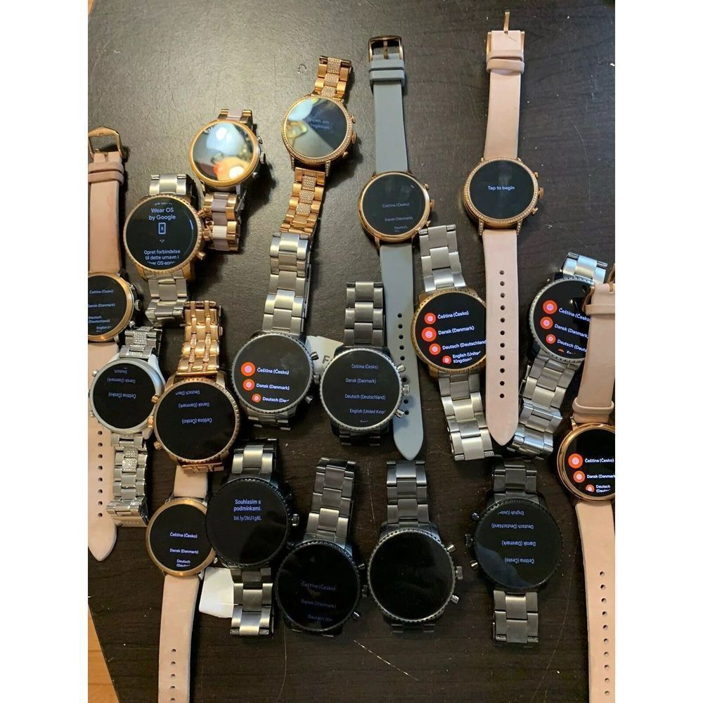 Fossil Gen 4 Watch Lot Of 6 womens Watches Please Read Description